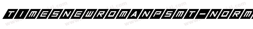 timesnewromanpsmt-normal italic字体转换